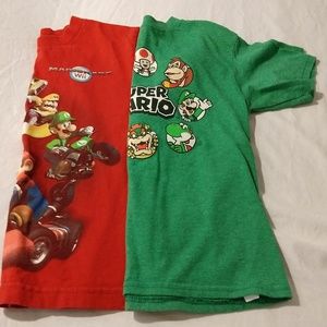 Boys Super Mario t-shirt lot